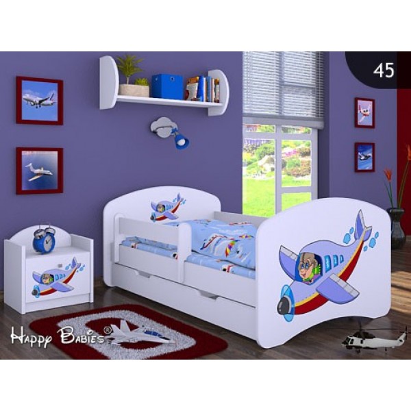 Otroška postelja Happy babies Letalo 45